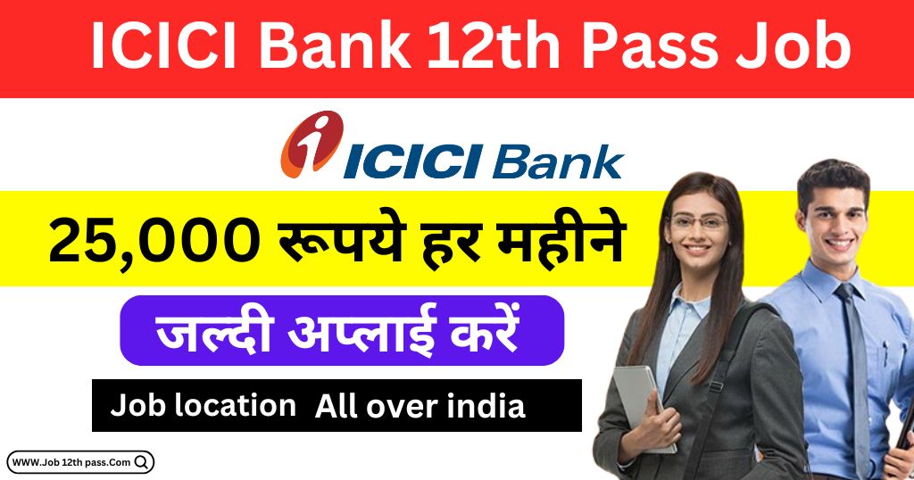 icici bank 12th pass job