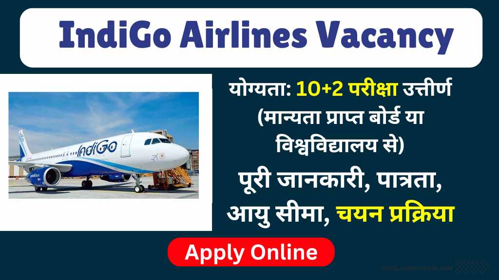 Indigo Airlines Vacancy 2024