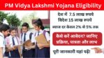 PM Vidya Lakshmi Yojana Eligibility