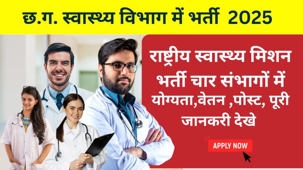 CG Health Vibhag Vacancy 2025