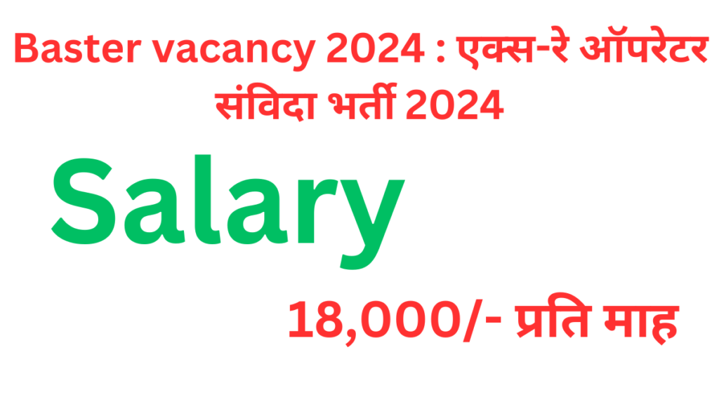 baster job vacancy 2024