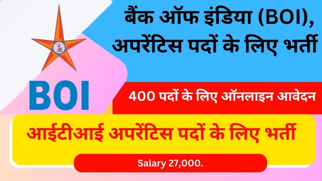 Bank of india apprentice recruitment 2025