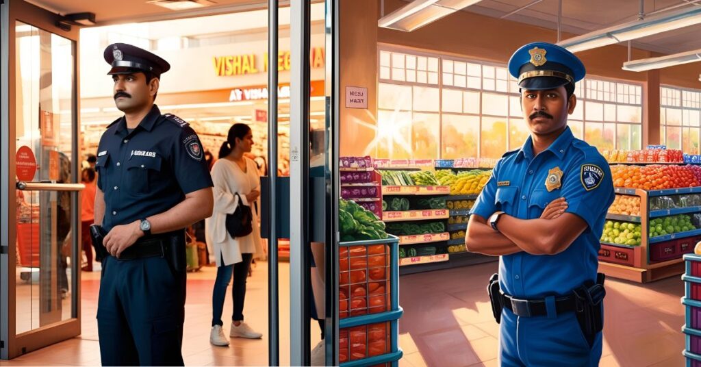 Vishal Mega Mart Security Guard Job