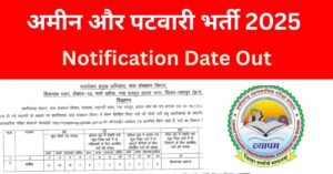 CG Amin Patwari Vaccancy Kab Aaega