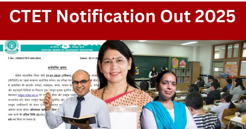 CTET Notification Out 2025